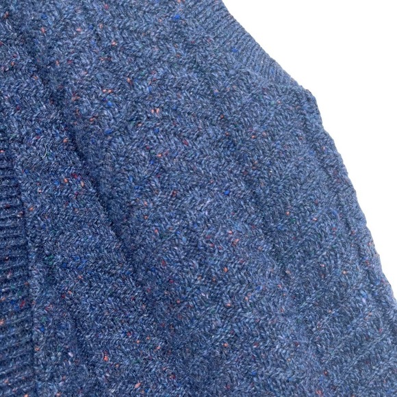 Vintage 90’s‎ Orvis Sweater Vest Blue Button Front Academia Large - Picture 5 of 6